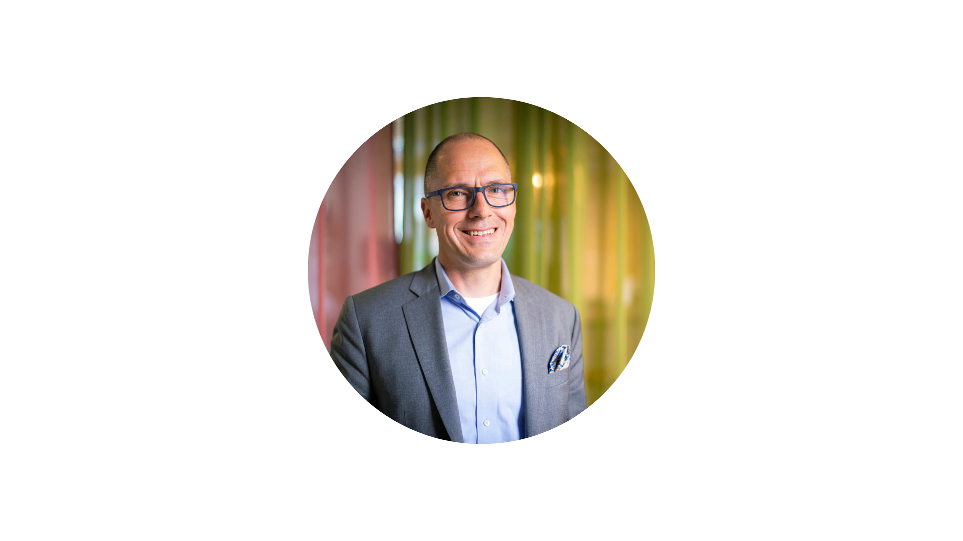 Talare Mattias Tegefjord i webbinariet Uppsalahem AB - en organisation med stark kultur för utveckling och innovation 